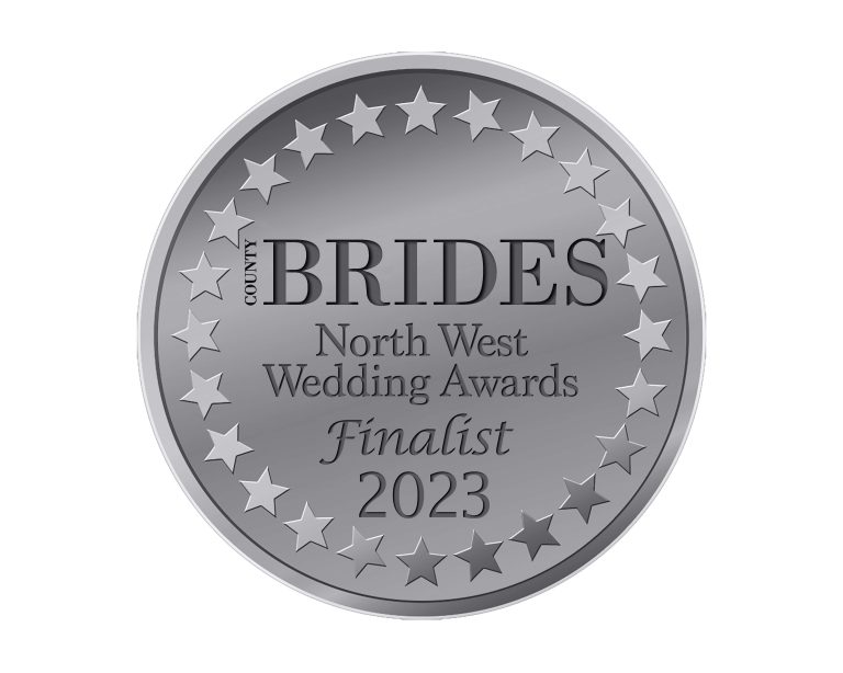 logo for finalists of the north west wedding awards 2023