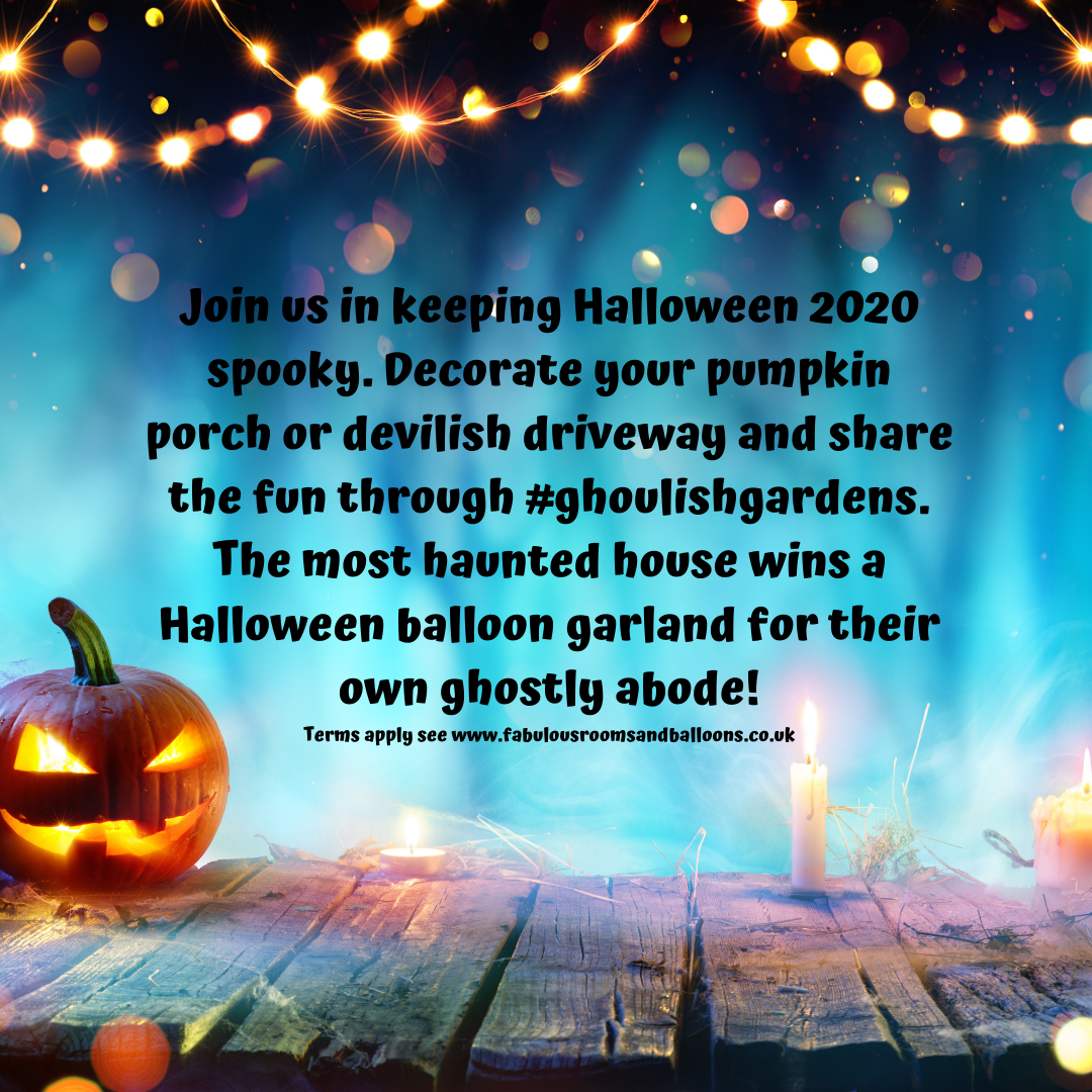 #ghoulishgarden campaign to decorate houses for 2020 celebrations